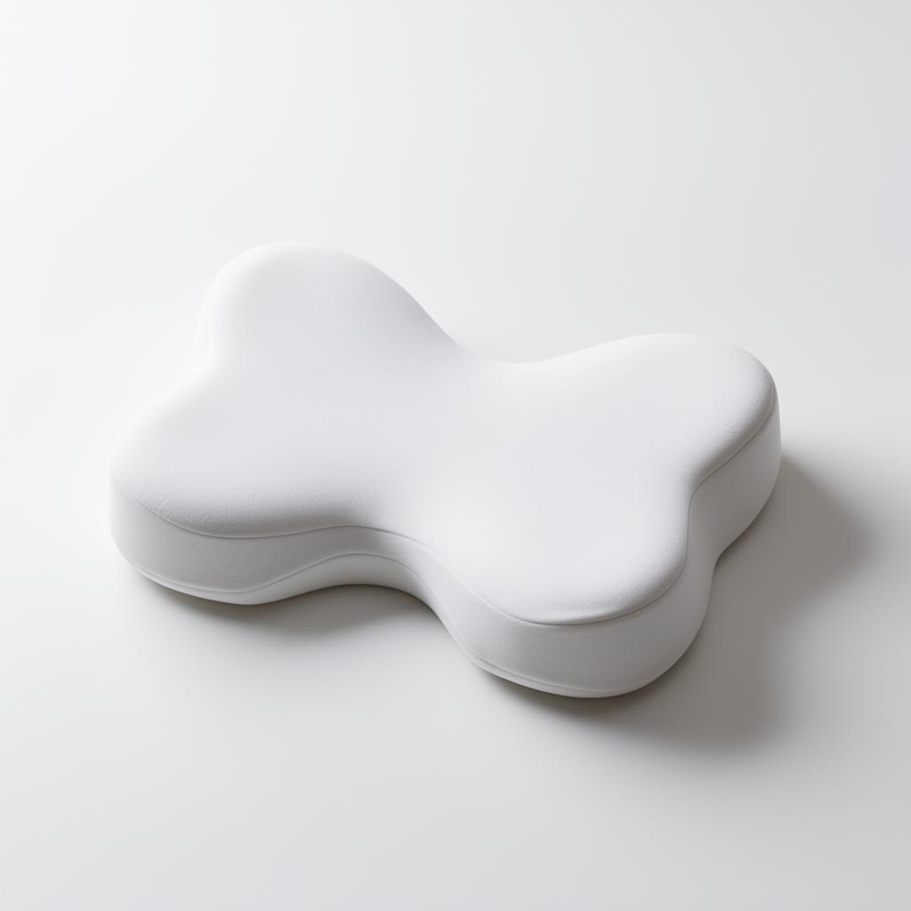 Derila Ergo contour memory foam pillow with ergonomic wave shape